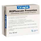 ROPIVACAIN Fresenius 7.5 mg/ml 10ml amp 5 pce