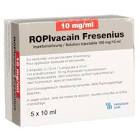 ROPIVACAIN Fresenius 10 mg/ml 10ml amp 5 pce