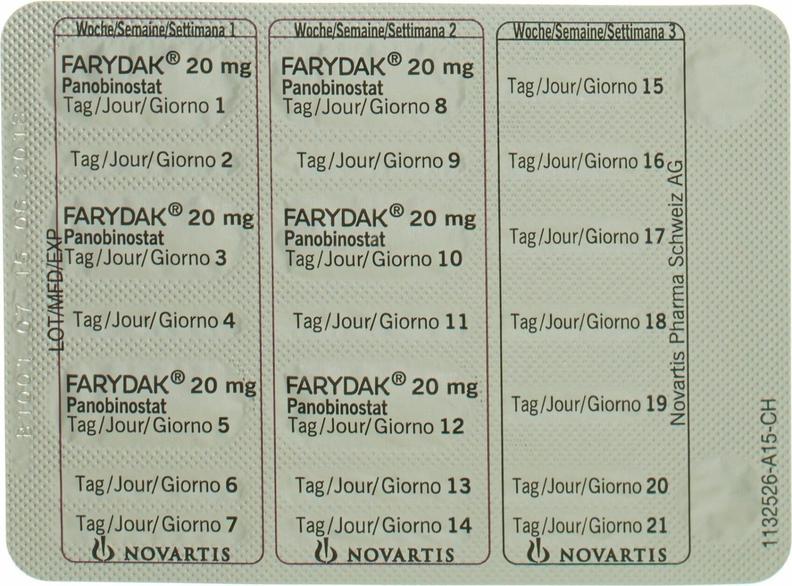 Farydak 20 mg, Hartkapseln