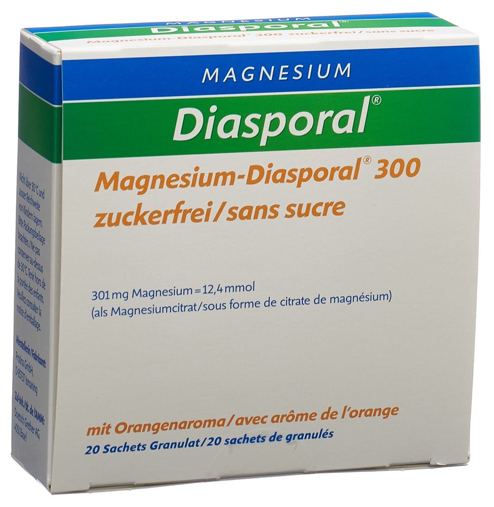 Magnesium-Diasporal 300 zuckerfrei, Granulat