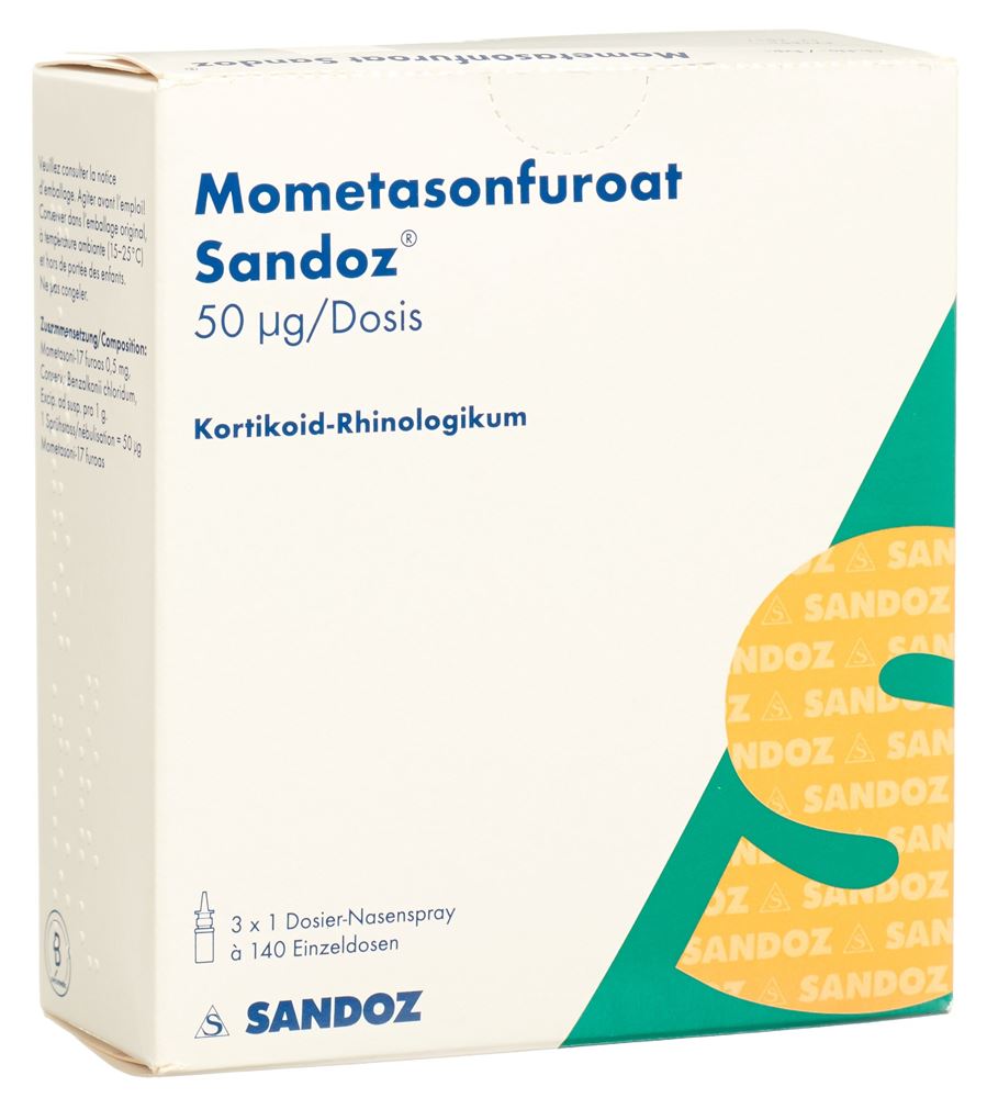 Mometasonfuroat Sandoz, Nasenspray
