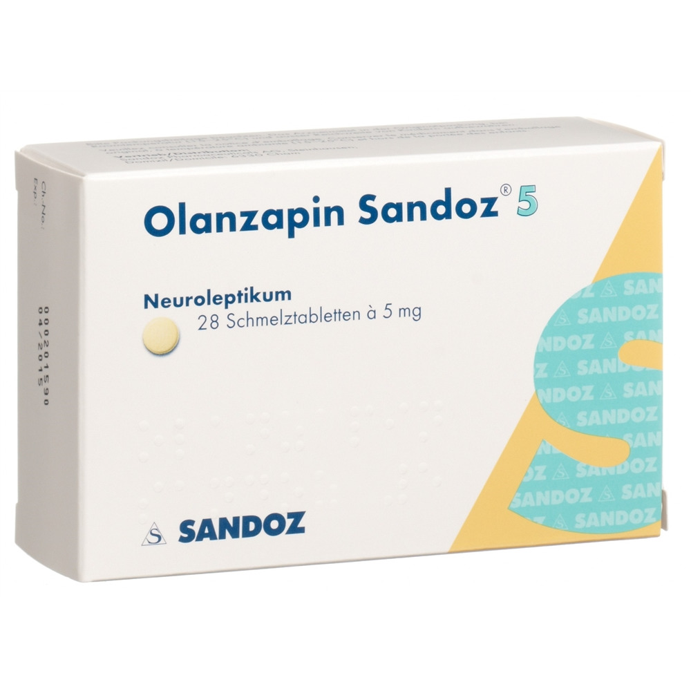 OLANZAPINE Sandoz cpr orodisp 5 mg 28 pce