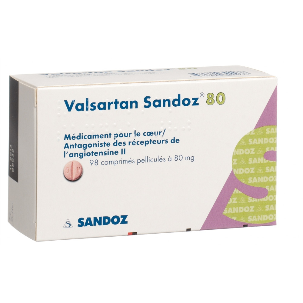 VALSARTAN Sandoz cpr pell 80 mg 98 pce