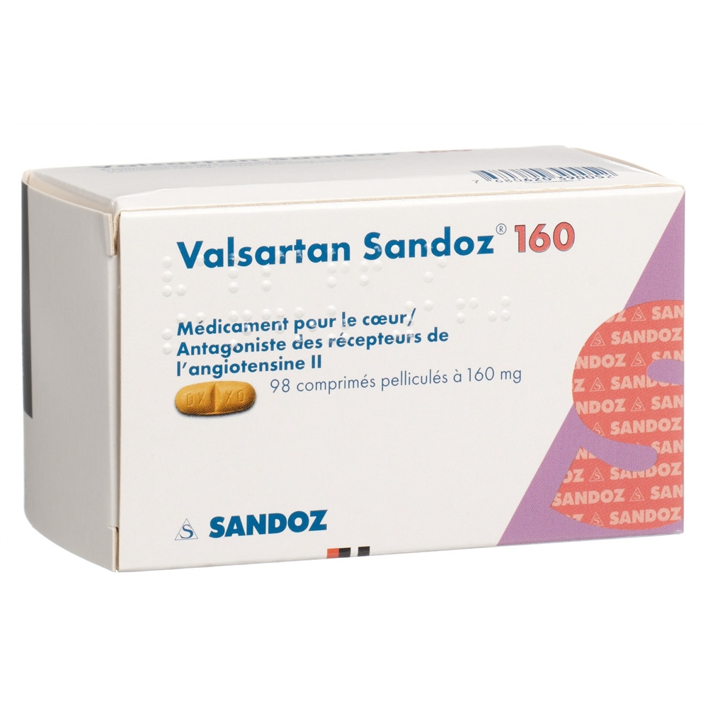 VALSARTAN Sandoz cpr pell 160 mg 98 pce