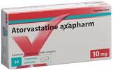 ATORVASTATINE axapharm cpr pell 10 mg 30 pce