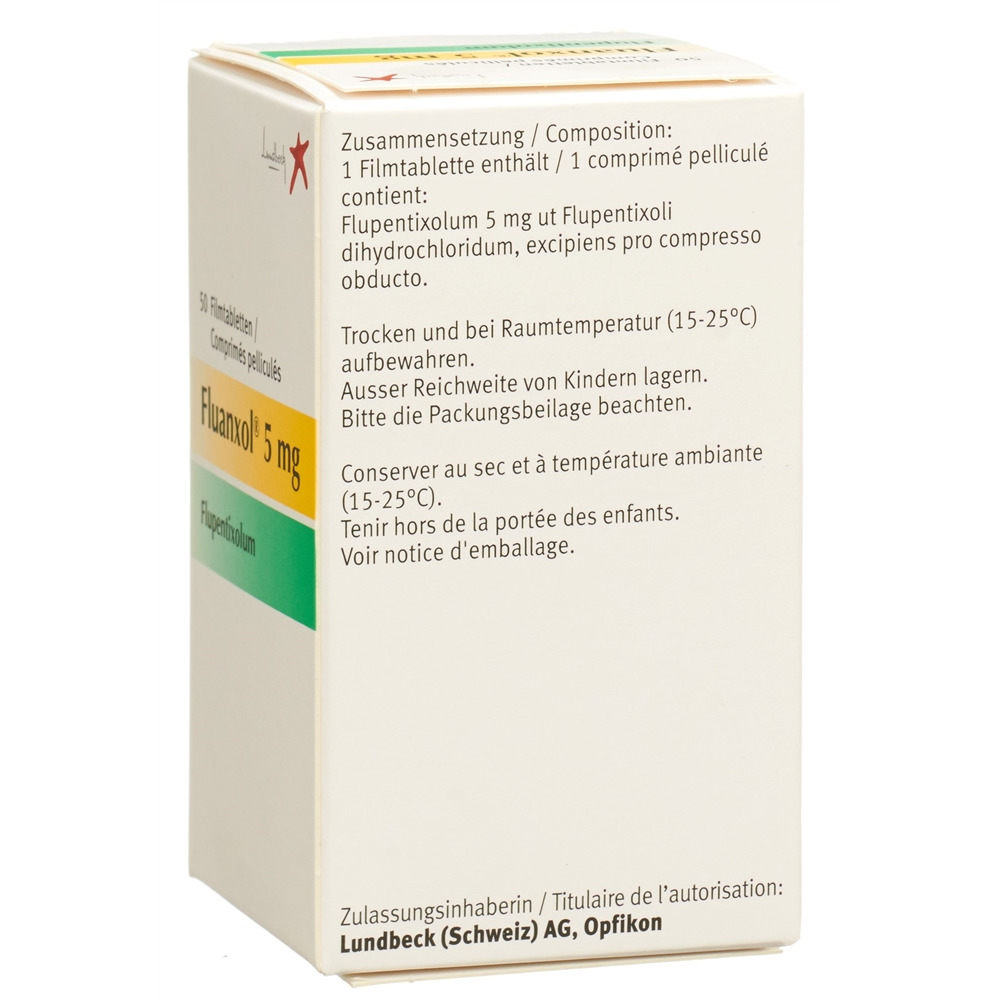 FLUANXOL cpr pellic 5 mg flacon 50 pce