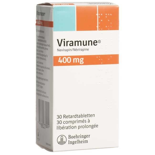 VIRAMUNE cpr ret 400 mg 30 pce