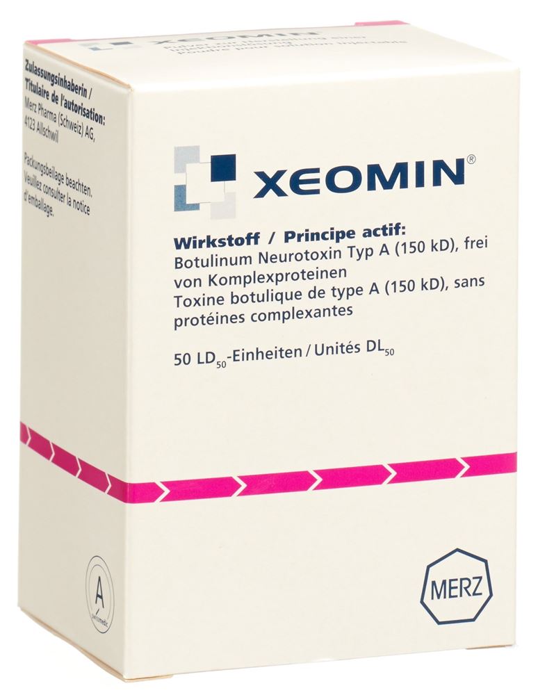 Xeomin 50 LD50-Einheiten, Pulver zur Herstellung einer Injektionslösung