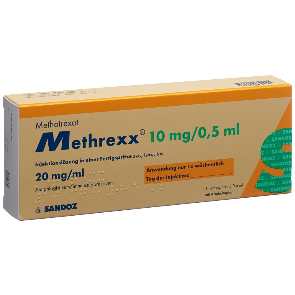 Methrexx 10 mg/1 ml, Injektionslösung in einer Fertigspritze