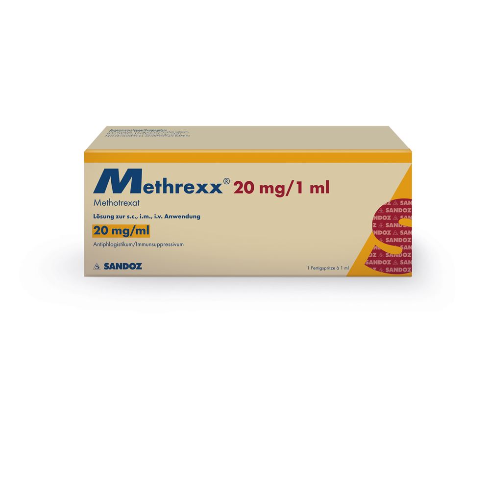 METHREXX sol inj 20 mg/ml ser pré 1 ml