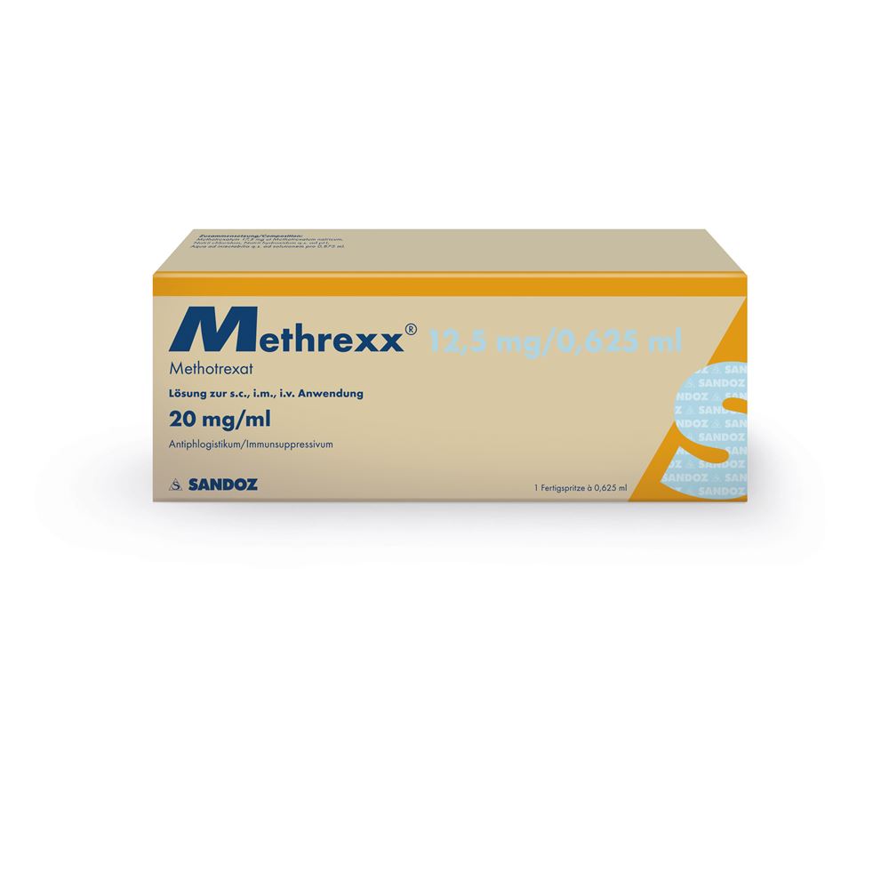 METHREXX sol inj 12.5 mg/0.625ml ser pré 0.625 ml
