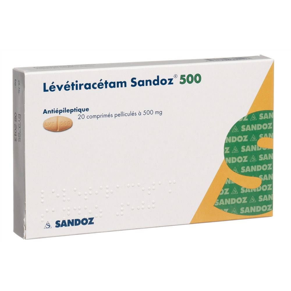 Levetiracetam Sandoz 500 mg, Filmtabletten