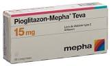PIOGLITAZON Mepha Teva cpr 15 mg 98 pce
