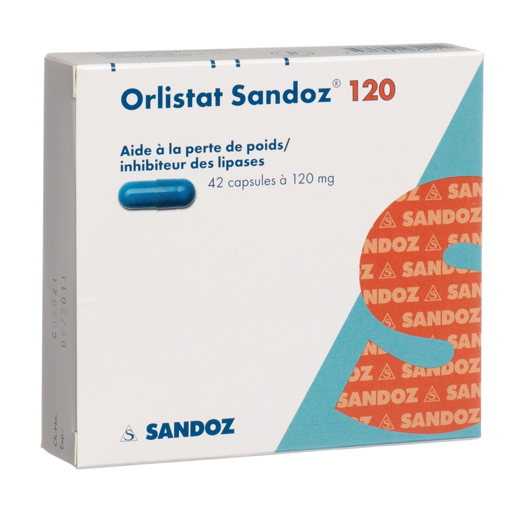ORLISTAT Sandoz caps 120 mg 42 pce