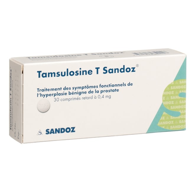 TAMSULOSINE Sandoz eco caps ret 0.4 mg 30 pce