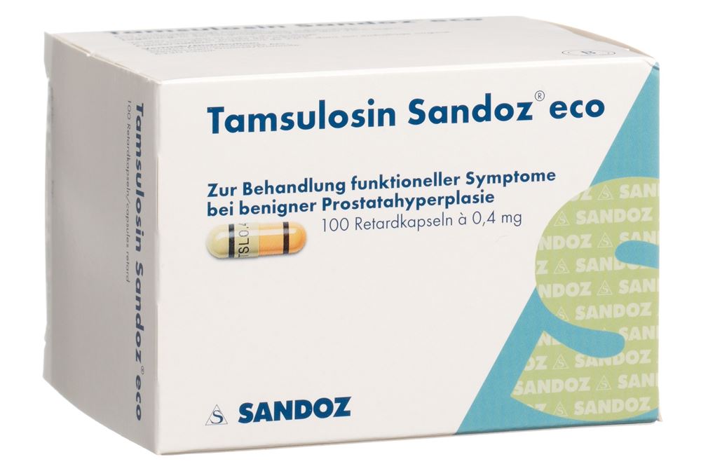TAMSULOSINE Sandoz eco caps ret 0.4 mg 100 pce