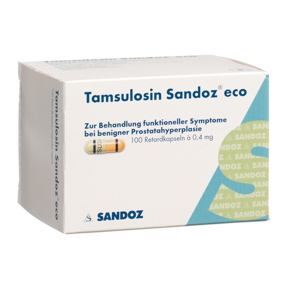 TAMSULOSINE Sandoz eco caps ret 0.4 mg 100 pce