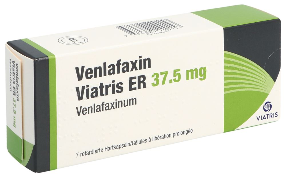 VENLAFAXIN Viatris ER caps ret 37.5 mg 7 pce