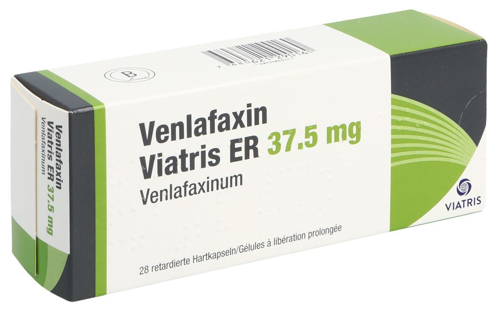 VENLAFAXIN Viatris ER caps ret 37.5 mg 28 pce