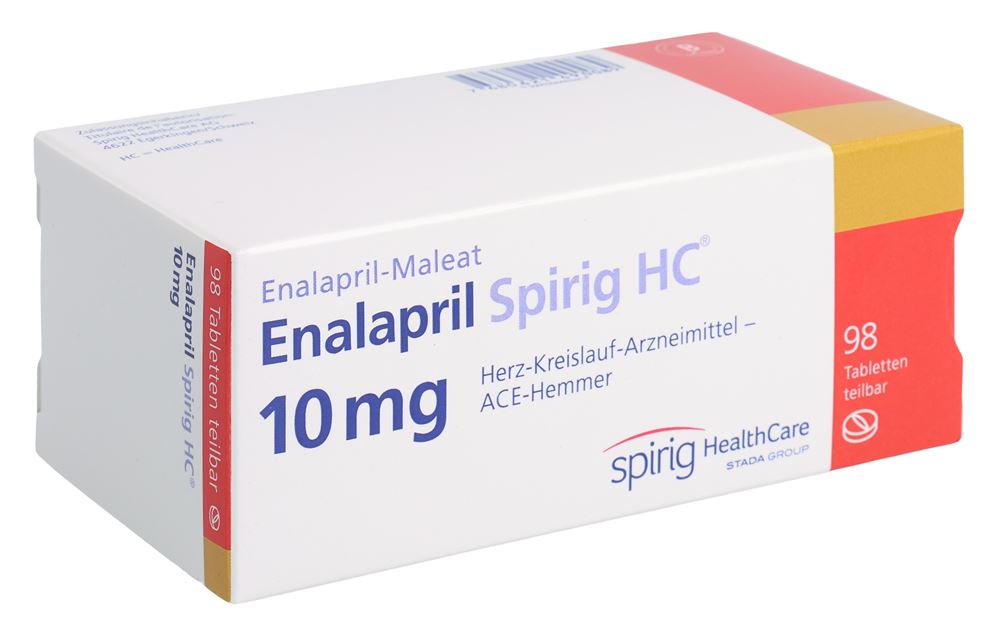 ENALAPRIL Spirig HC cpr 10 mg 98 pce