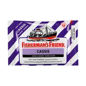 Fisherman's Friend Cassis Halspastillen, Lutschtabletten