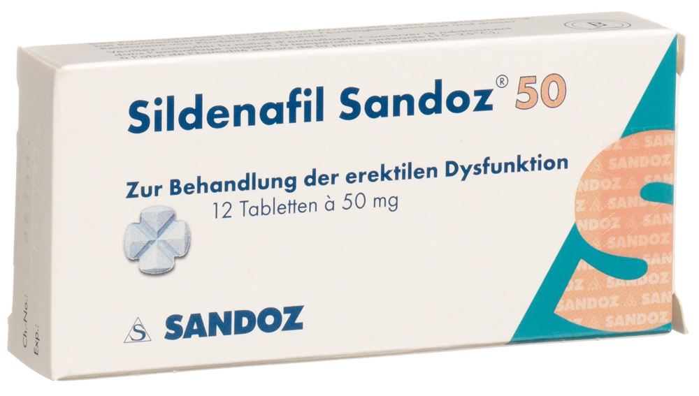 SILDENAFIL Sandoz cpr 50 mg 12 pce