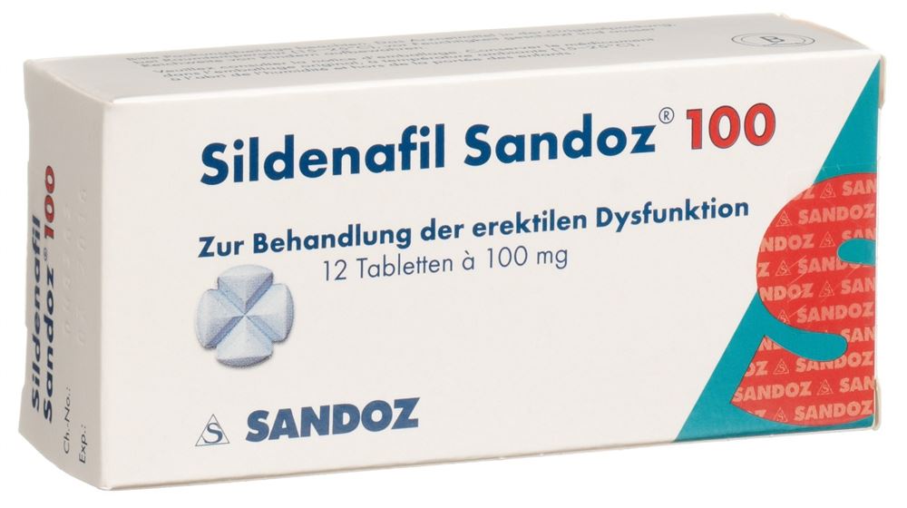 SILDENAFIL Sandoz cpr 100 mg 12 pce