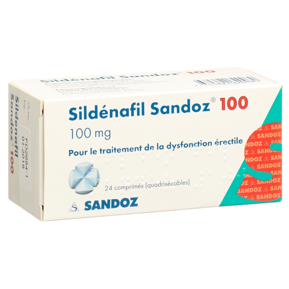 SILDENAFIL Sandoz cpr 100 mg 24 pce