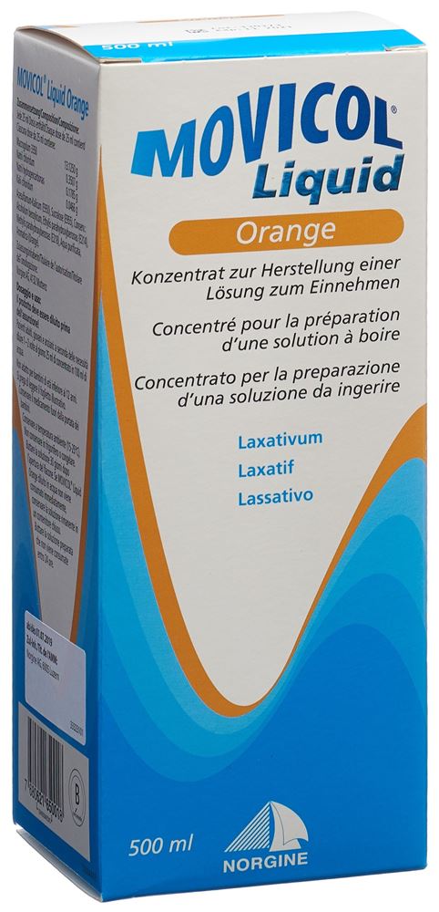 MOVICOL liquid sol buv orange fl 500 ml
