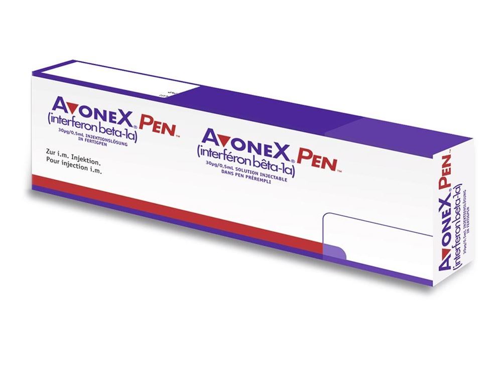 AVONEX Pen sol inj 4 stylo pré 0.5 ml