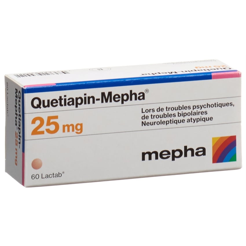 QUETIAPIN Mepha cpr pell 200 mg 60 pce
