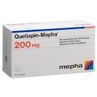 QUETIAPIN Mepha cpr pell 200 mg 100 pce