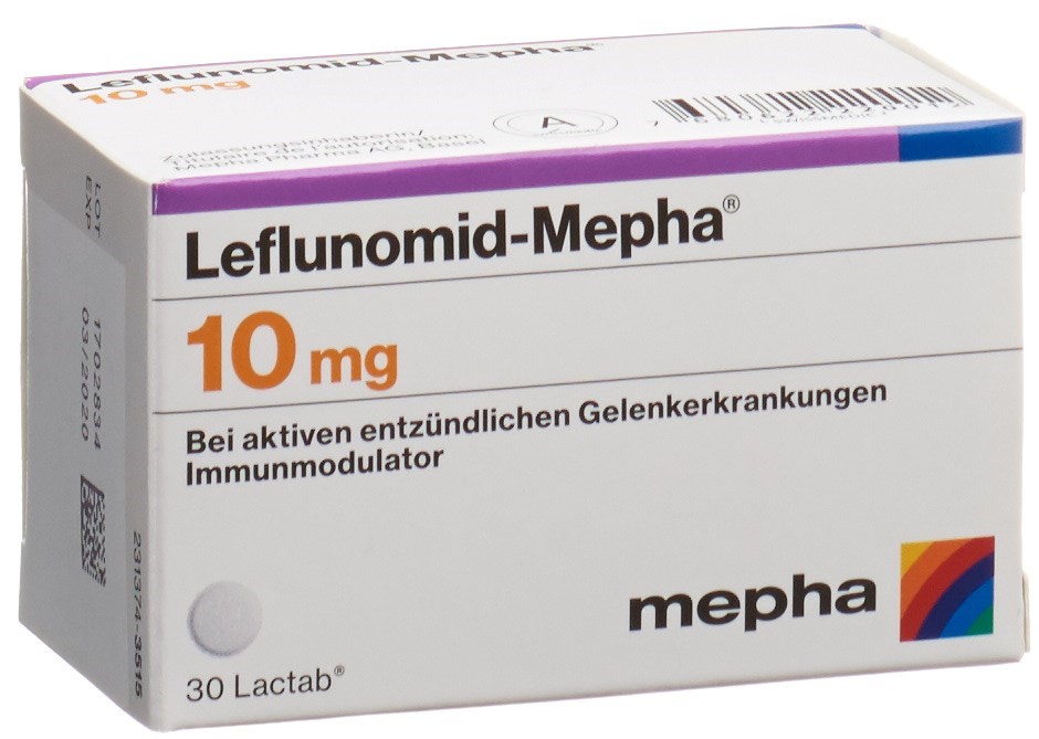 LEFLUNOMID Mepha Lactab 10 mg bte 30 pce