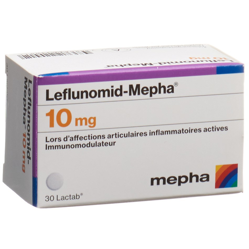 LEFLUNOMID Mepha Lactab 10 mg bte 30 pce