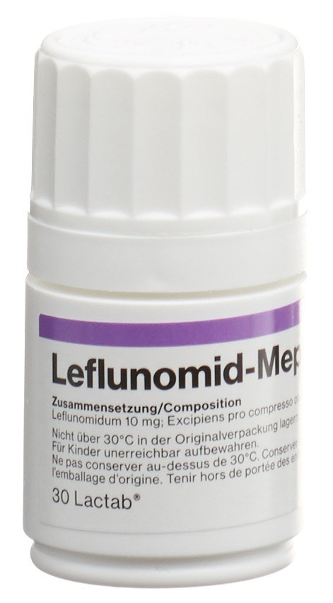 LEFLUNOMID Mepha Lactab 10 mg bte 100 pce