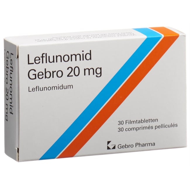 LEFLUNOMID Mepha Lactab 20 mg bte 100 pce
