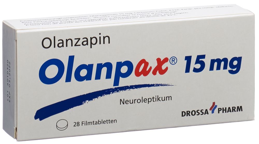 OLANPAX cpr pell 15 mg 28 pce