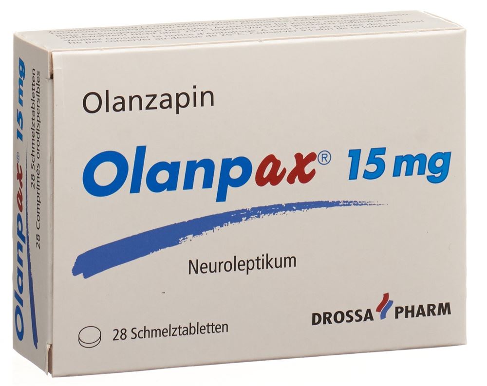 OLANPAX cpr orodisp 15 mg 28 pce