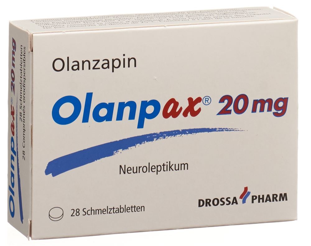 Olanpax cpr orodisp 20 mg, , Olanpax cpr orodisp 20 mg 28 pce