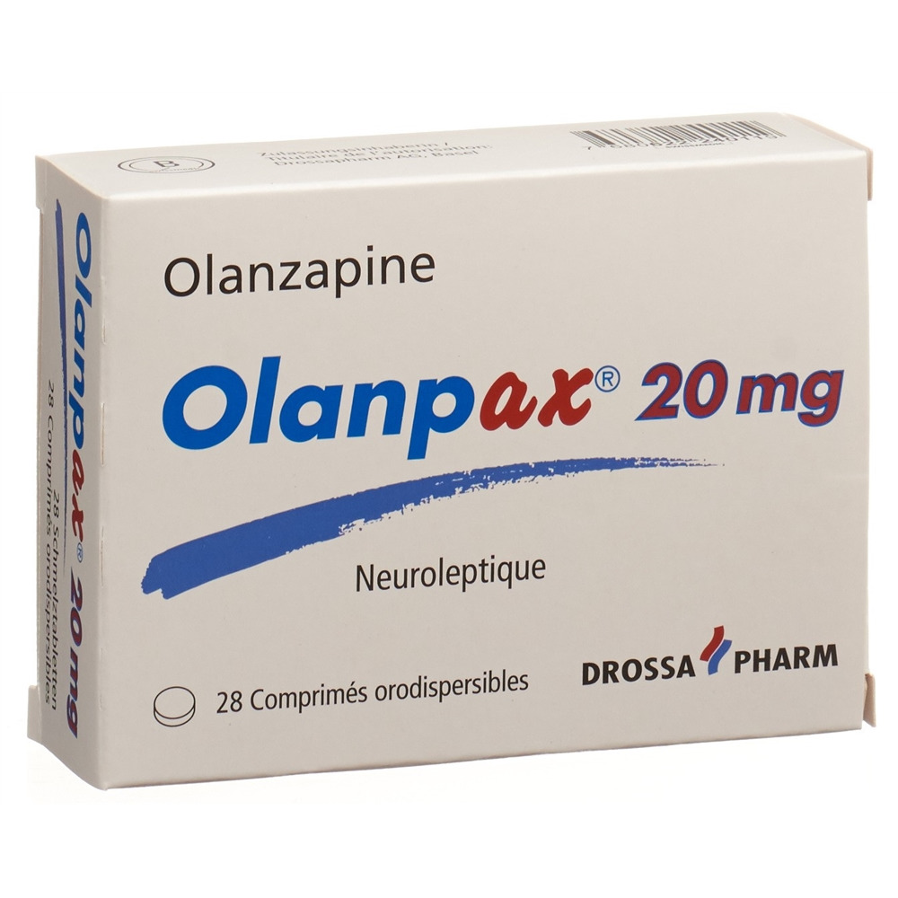 Olanpax cpr orodisp 20 mg, , Olanpax cpr orodisp 20 mg 28 pce
