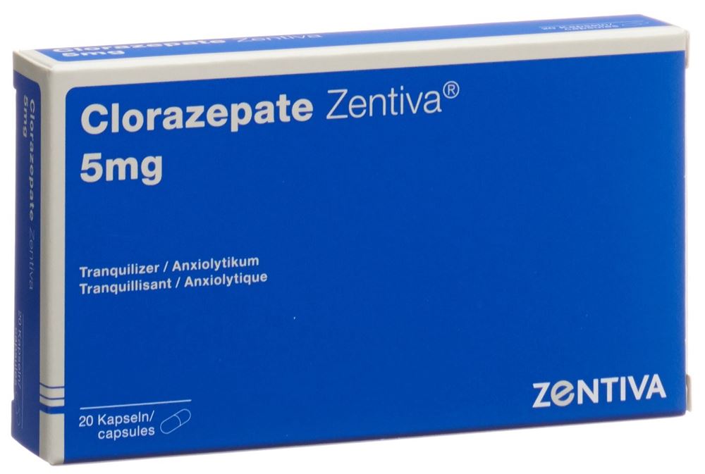 CLORAZEPATE Zentiva caps 5 mg 20 pce
