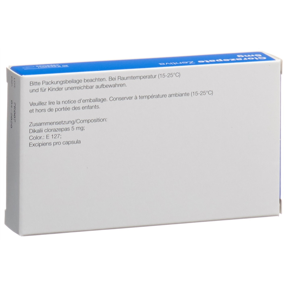 CLORAZEPATE Zentiva caps 5 mg 20 pce