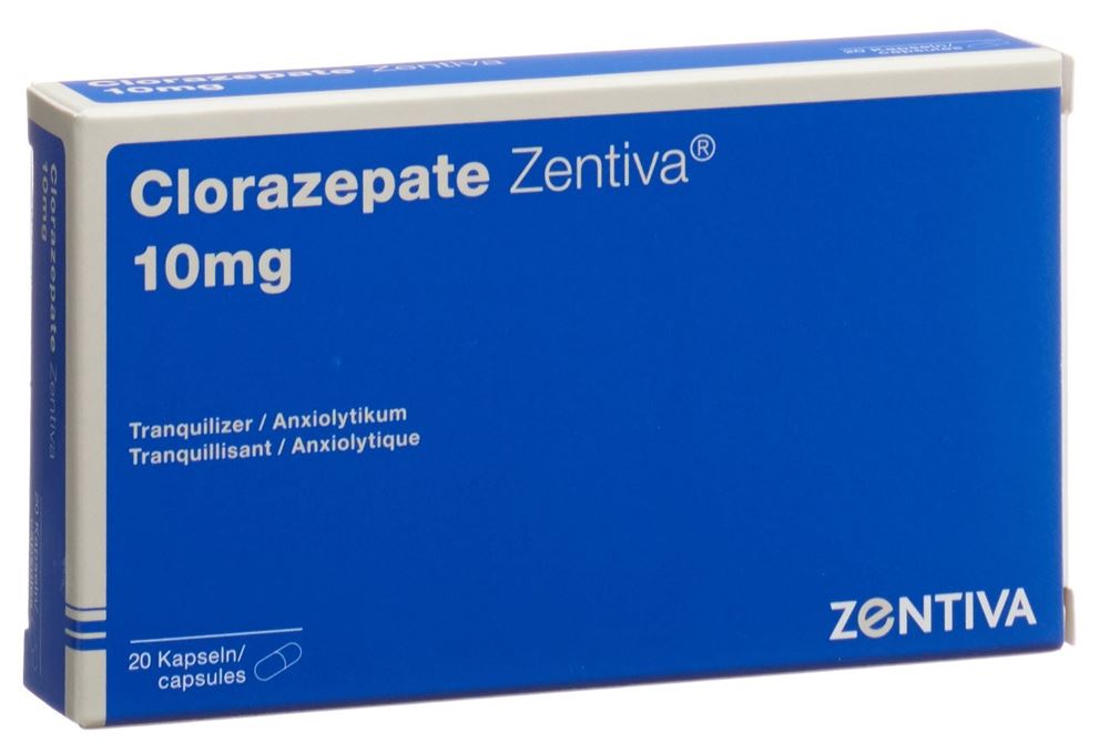 CLORAZEPATE Zentiva caps 10 mg 20 pce