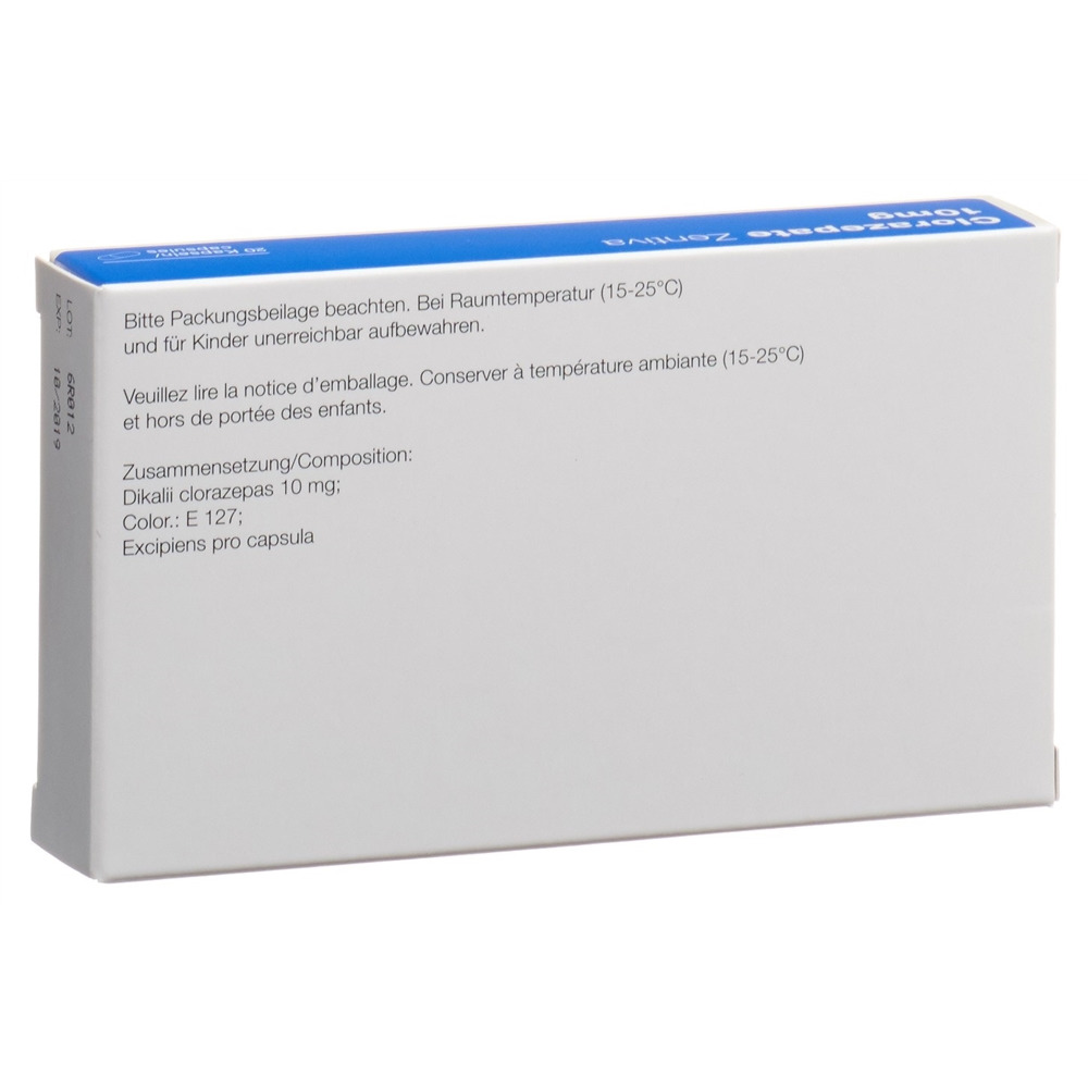CLORAZEPATE Zentiva caps 10 mg 20 pce