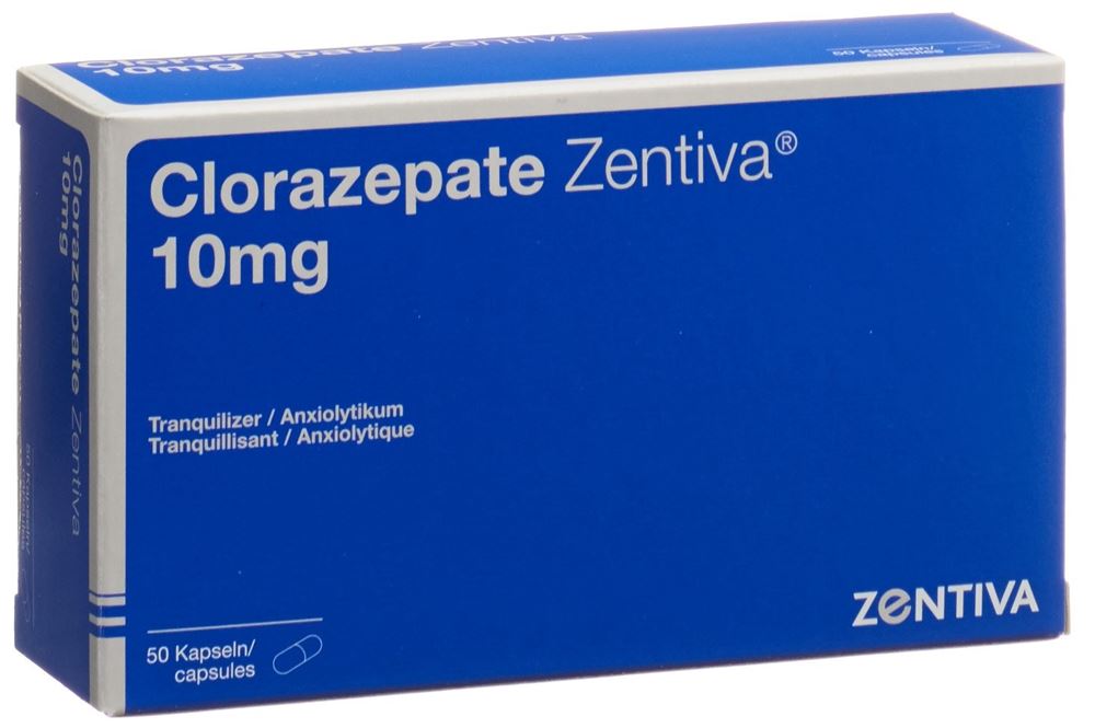 CLORAZEPATE Zentiva caps 10 mg 50 pce