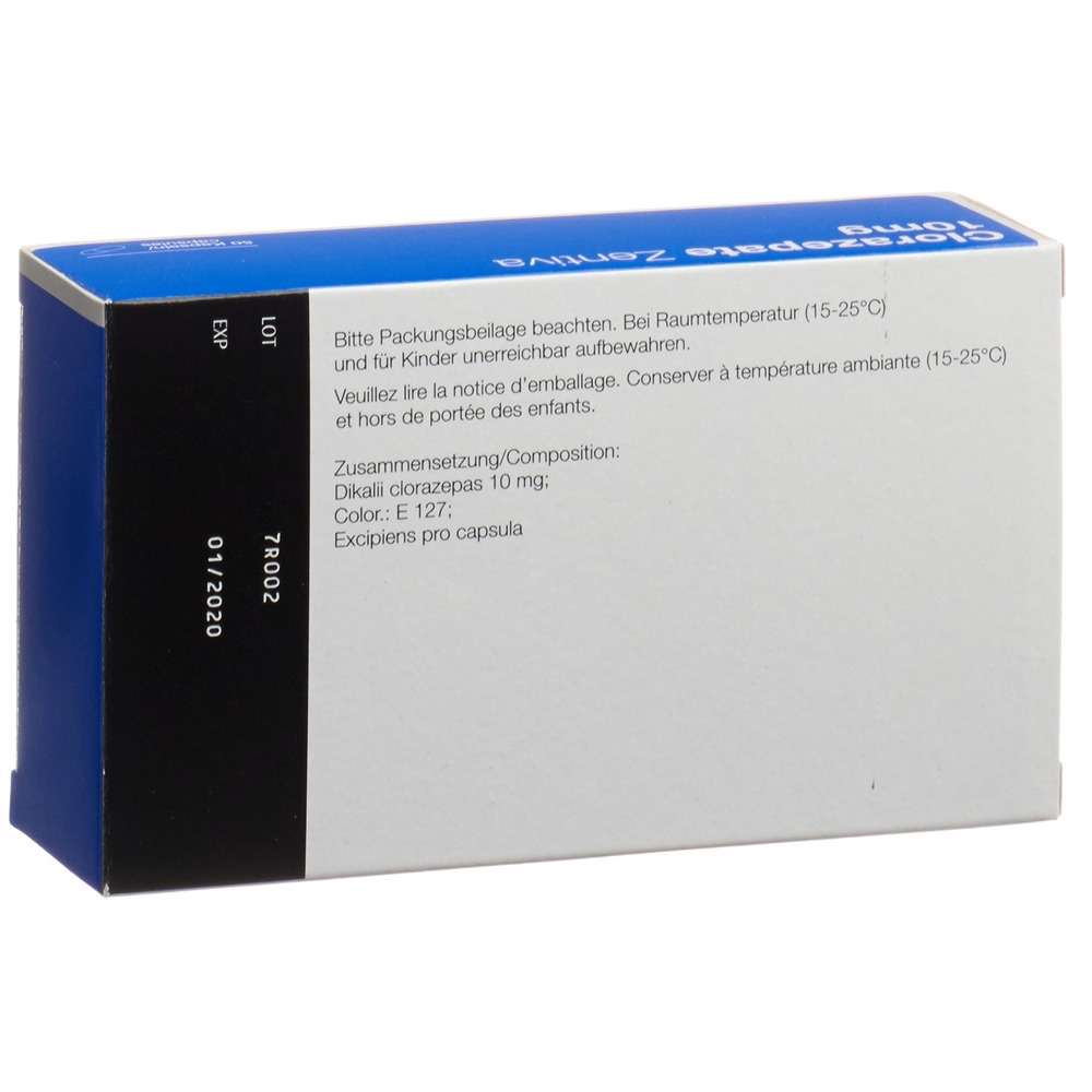 CLORAZEPATE Zentiva caps 10 mg 50 pce