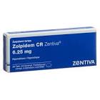Zolpidem CR Zentiva 6,25 mg, Tabletten mit kontrollierter Wirkstoff-Freigabe