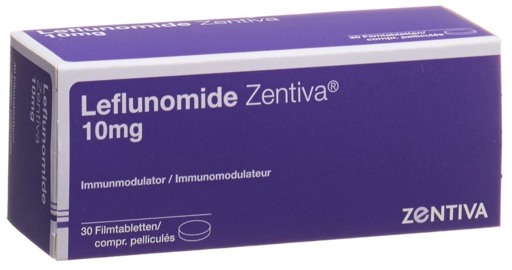 LEFLUNOMIDE Zentiva cpr pell 10 mg bte 30 pce