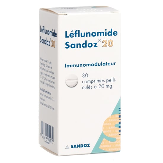 LEFLUNOMIDE Zentiva cpr pell 20 mg bte 30 pce