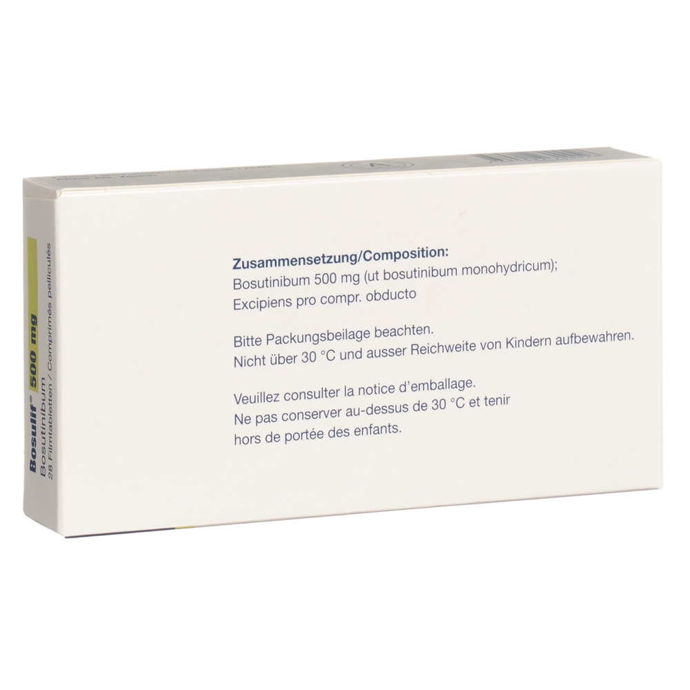 BOSULIF cpr pell 500 mg 28 pce